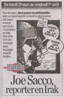Sacco dans Libé