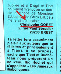 Disparition de Tibet : Si j'existe, c'est d'être fan…