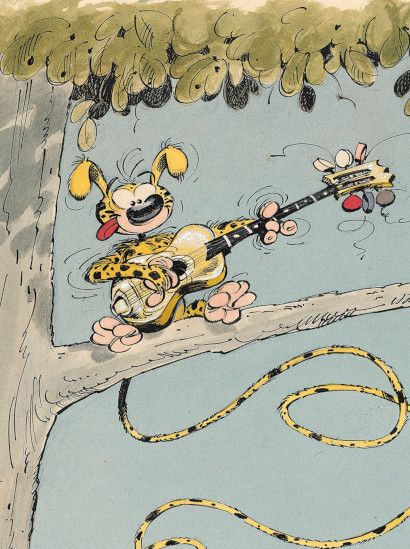 Une pièce exceptionnelle de Franquin ajoutée dans la prochaine vente de Daniel Maghen 