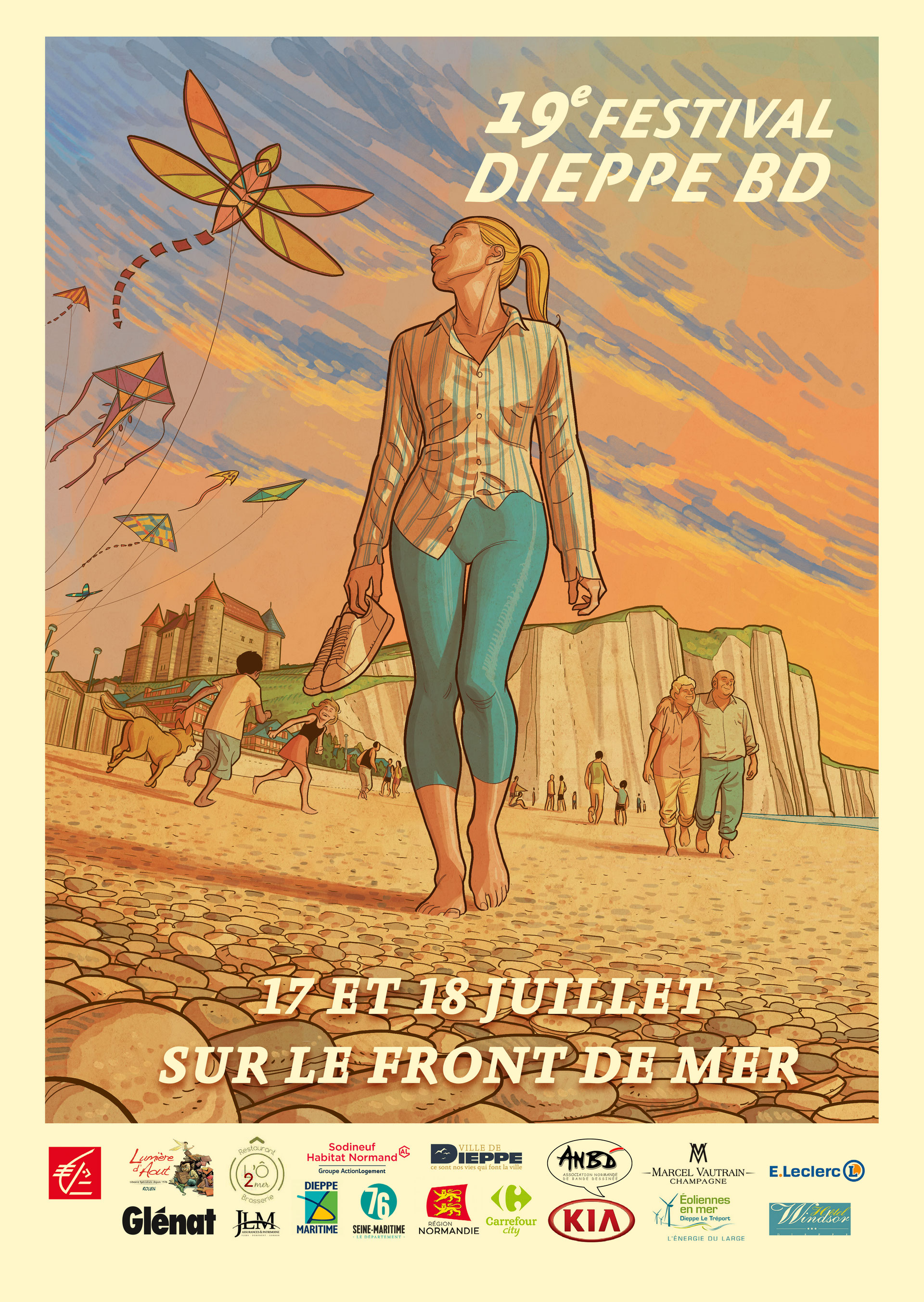 Michel Bussi au Festival de BD de Dieppe (17 et 18 juillet 2021)