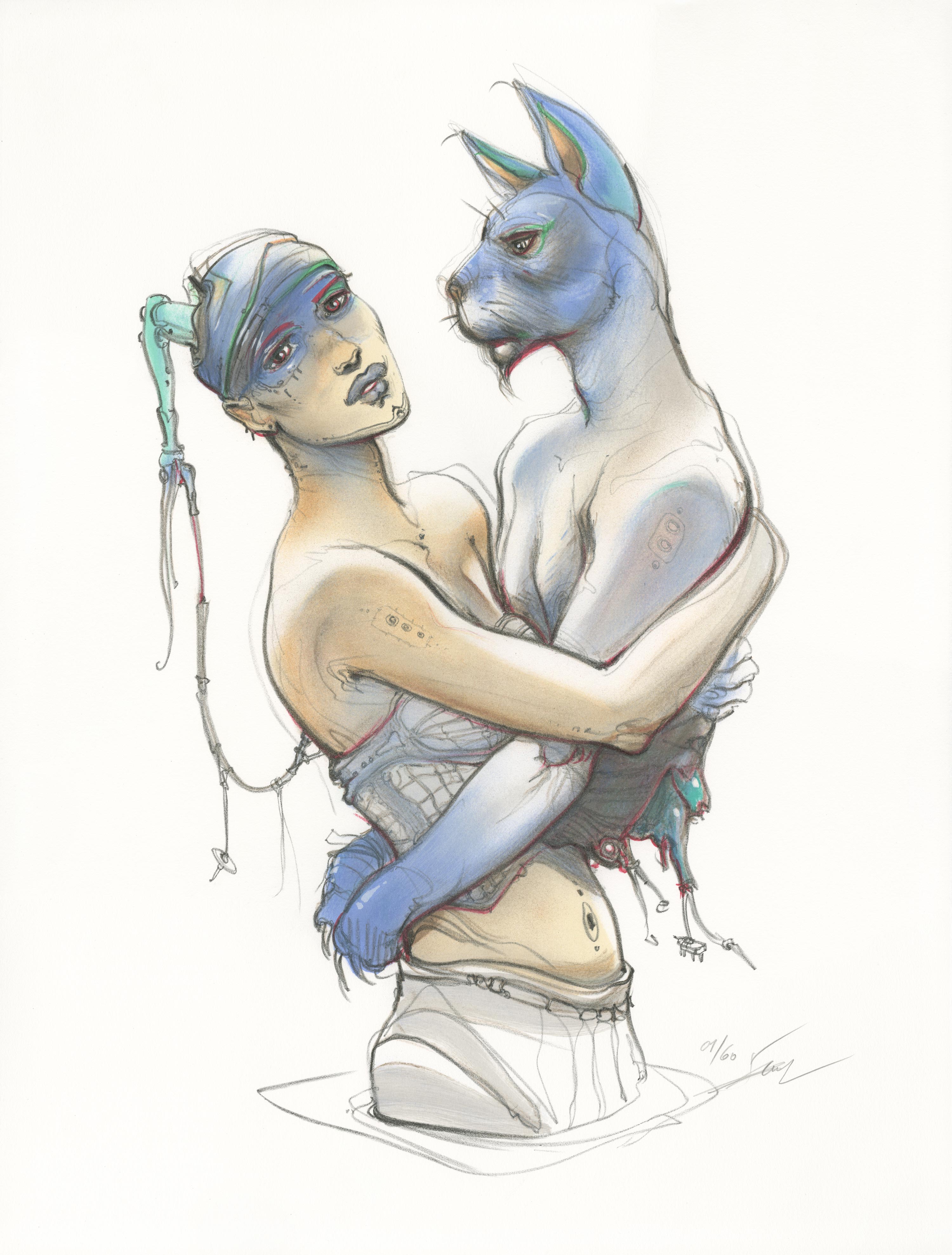 "Transhumans" 1, 2 & 3, les nouvelles lithographies d'Enki Bilal à tirage ultra-limité