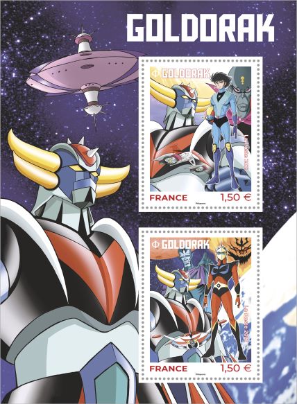 La Poste timbrée de Goldorak