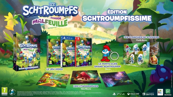 Les Schtroumpfs – Mission Malfeuille, un jeu présenté par Microids 