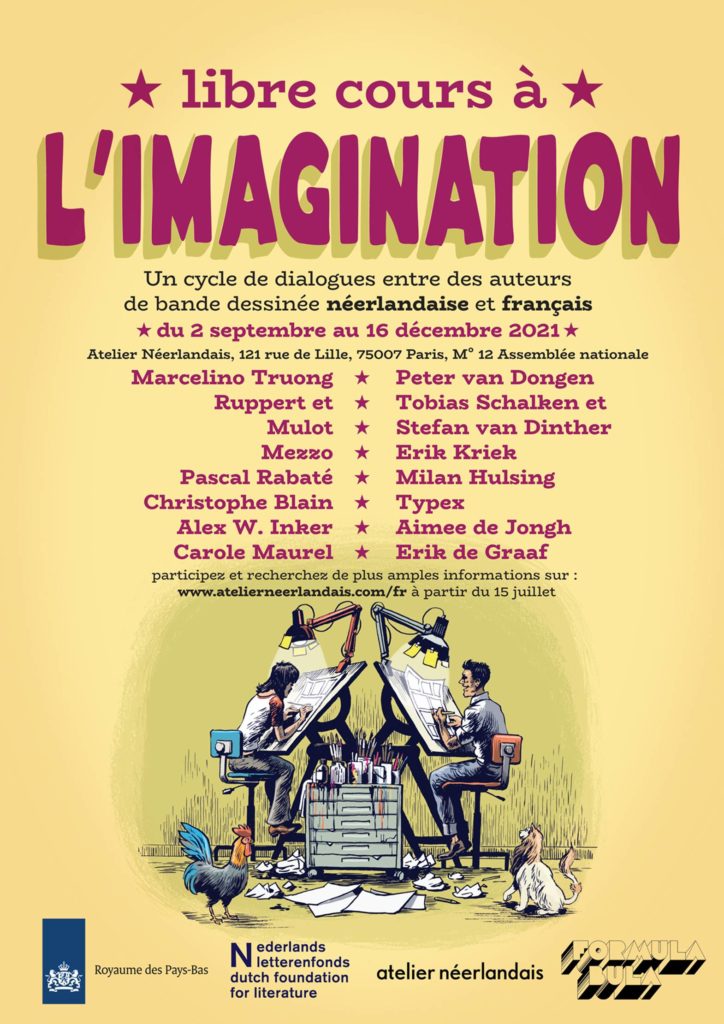 Christophe Blain et Typex conversent à l'Atelier néerlandais le 25 novembre