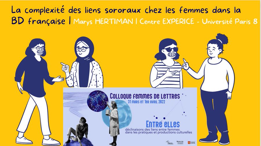 Conférence sur les liens entre autrices dans la bande dessinée