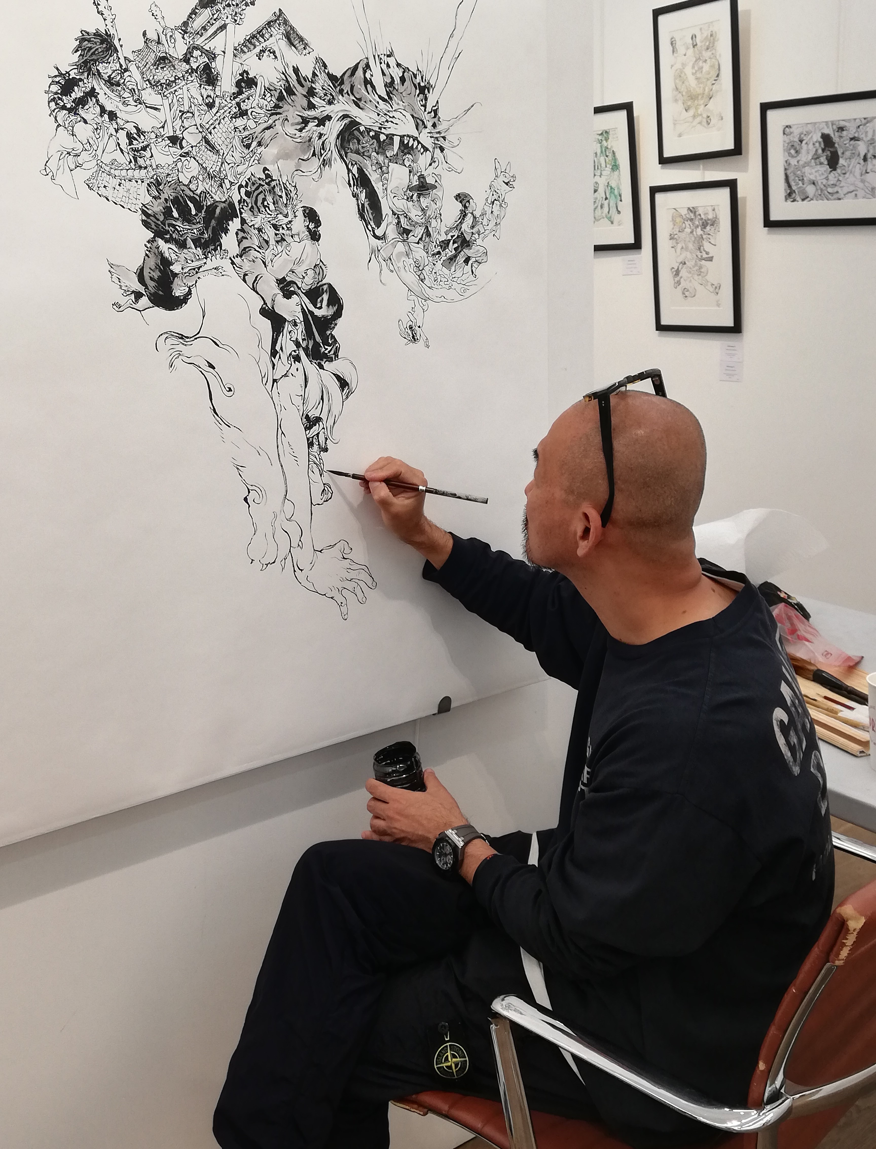 Décès du génie coréen du dessin Kim Jung Gi à Paris