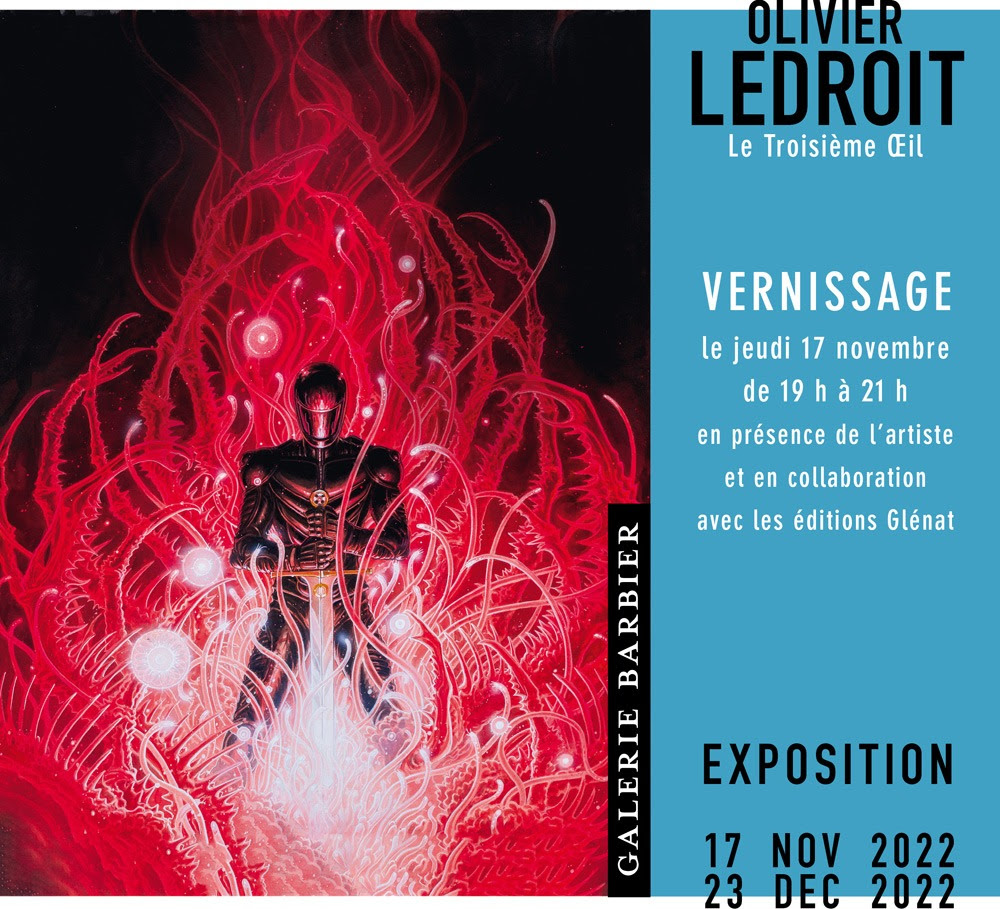 Olivier Ledroit est de retour à la Galerie Barbier 