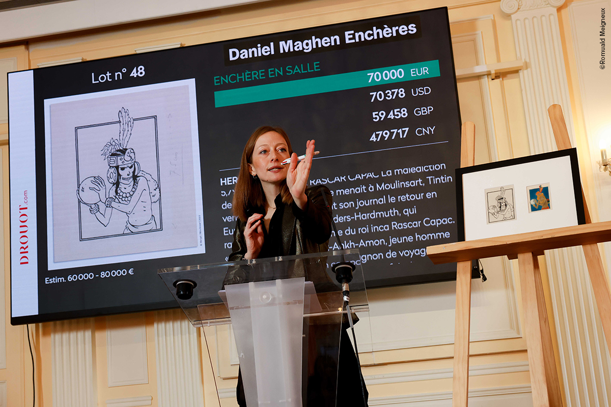 Record de vente pour Ana Mirallès et Jean-Claude Fournier chez Daniel Maghen Enchères