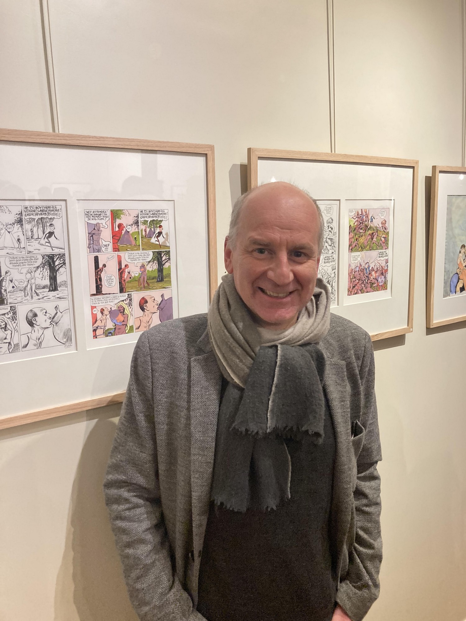 Blutch exposé à la galerie Barbier