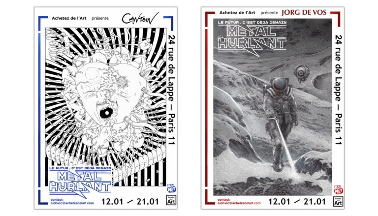 Métal Hurlant s'expose à la galerie "Achetez de l'art"