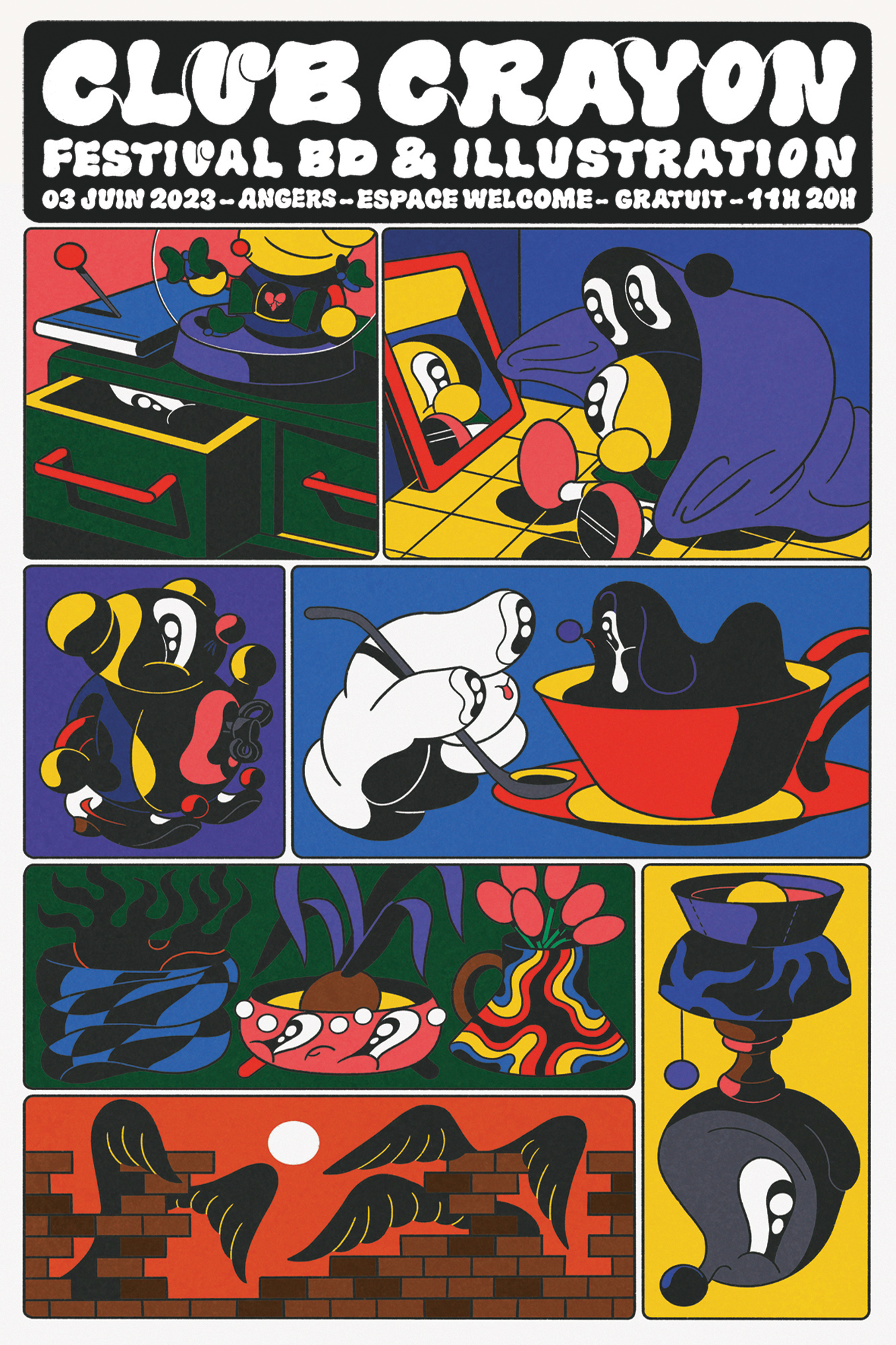Club Crayon : naissance d'un nouveau festival consacré à la BD alternative et à l'illustration, à Angers, le 3 juin.