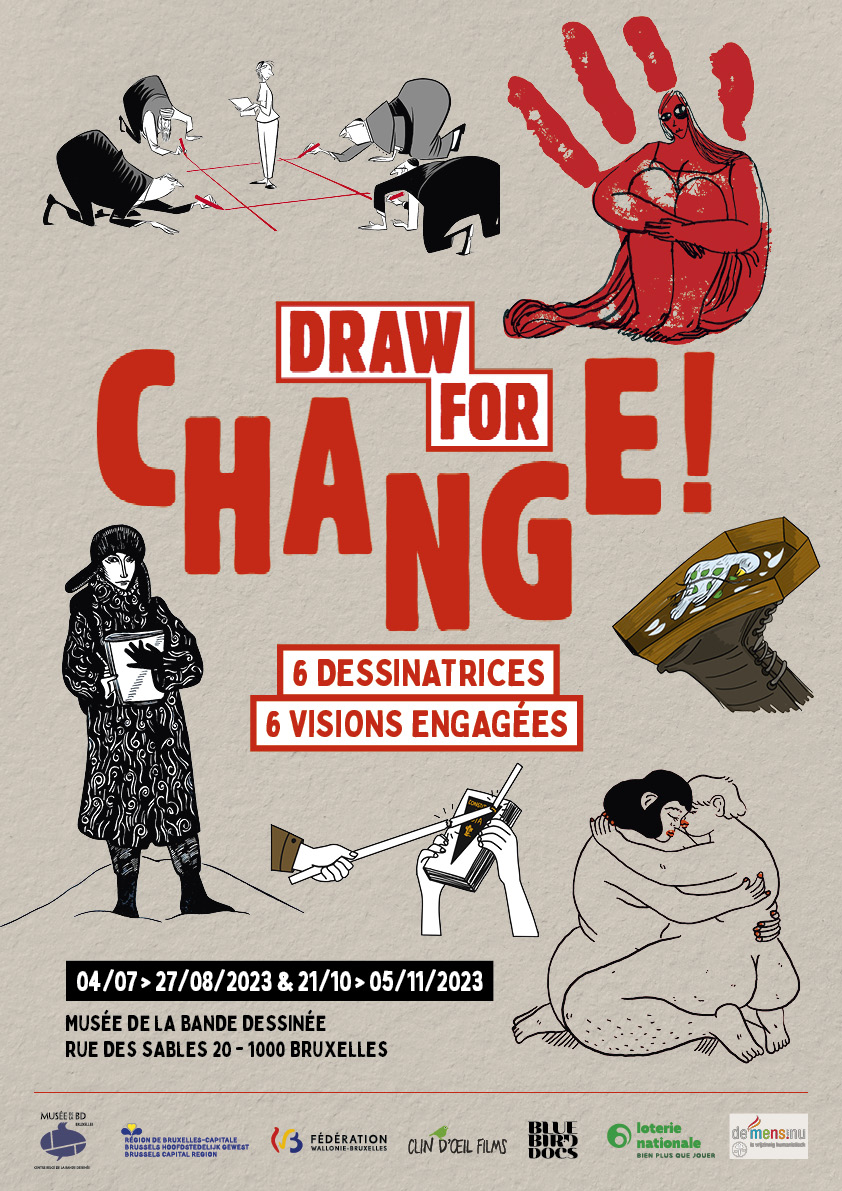 "Draw for change !" Six dessinatrices exposées au CBBD