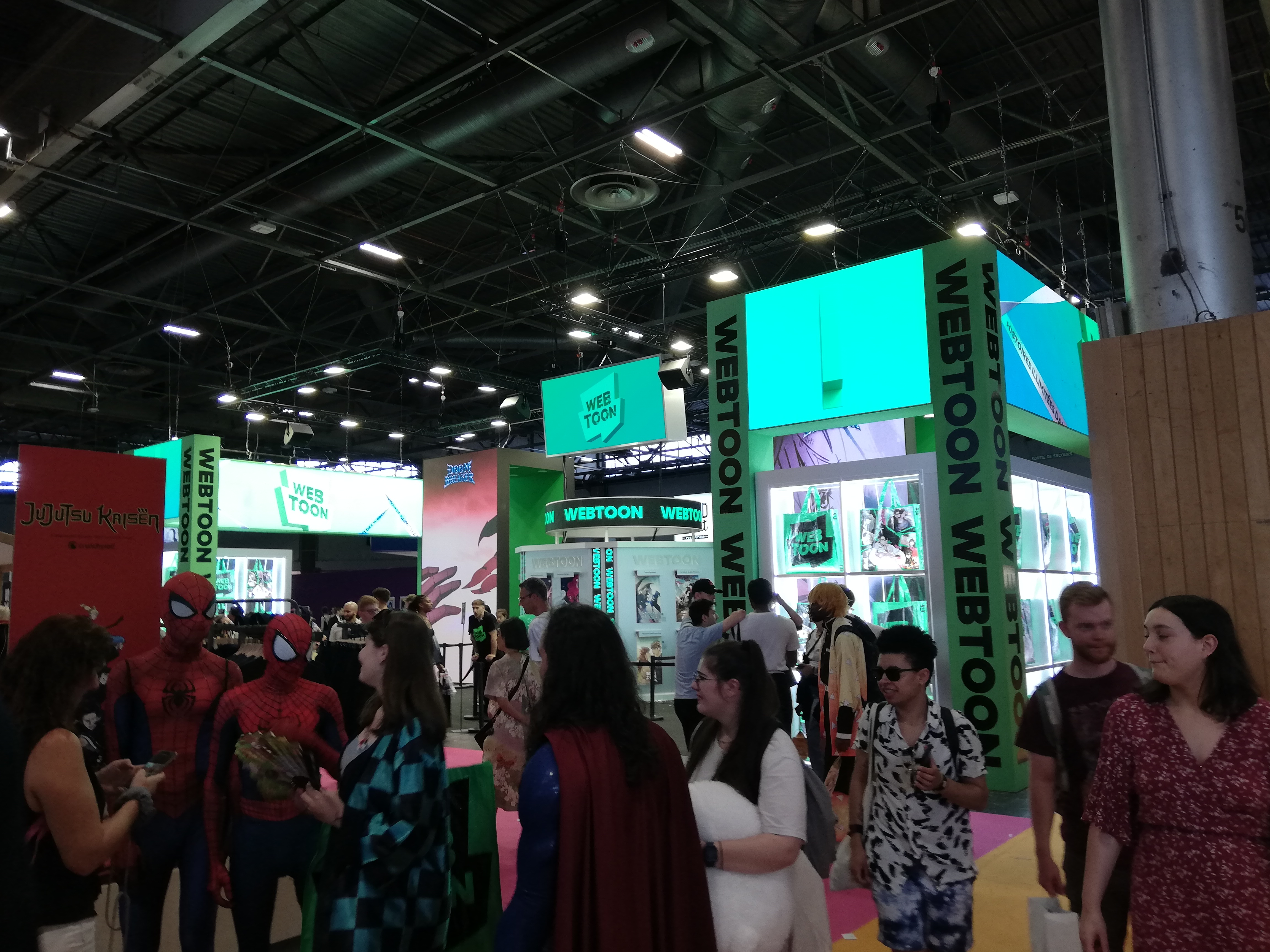 Choses vues à Japan Expo 2023 : Que faire sur le stand Webtoon ?