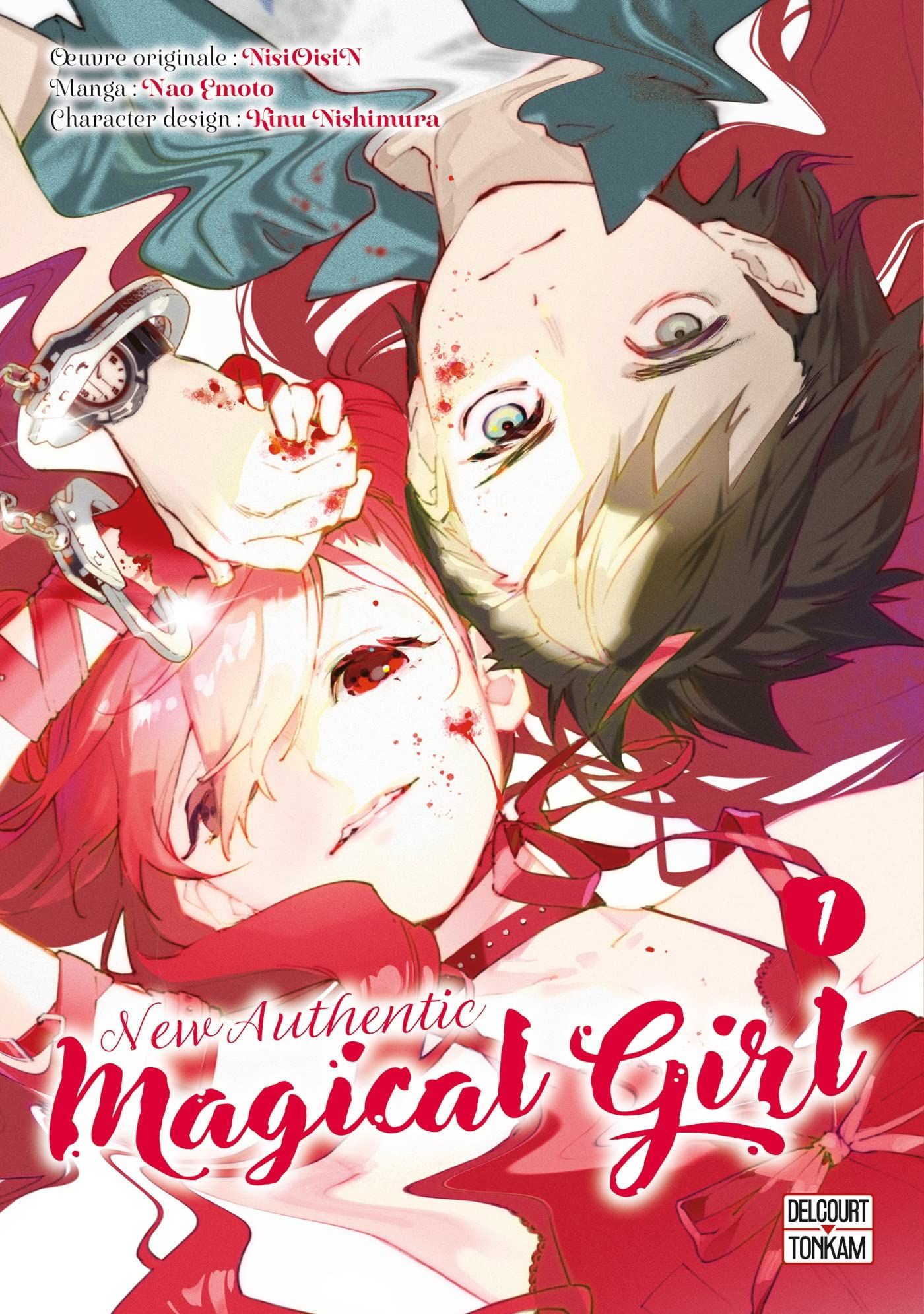 "New authentic magical girl T. 1" - de NisiOisiN et Nao Emoto – Ed. Delcourt Tonkam