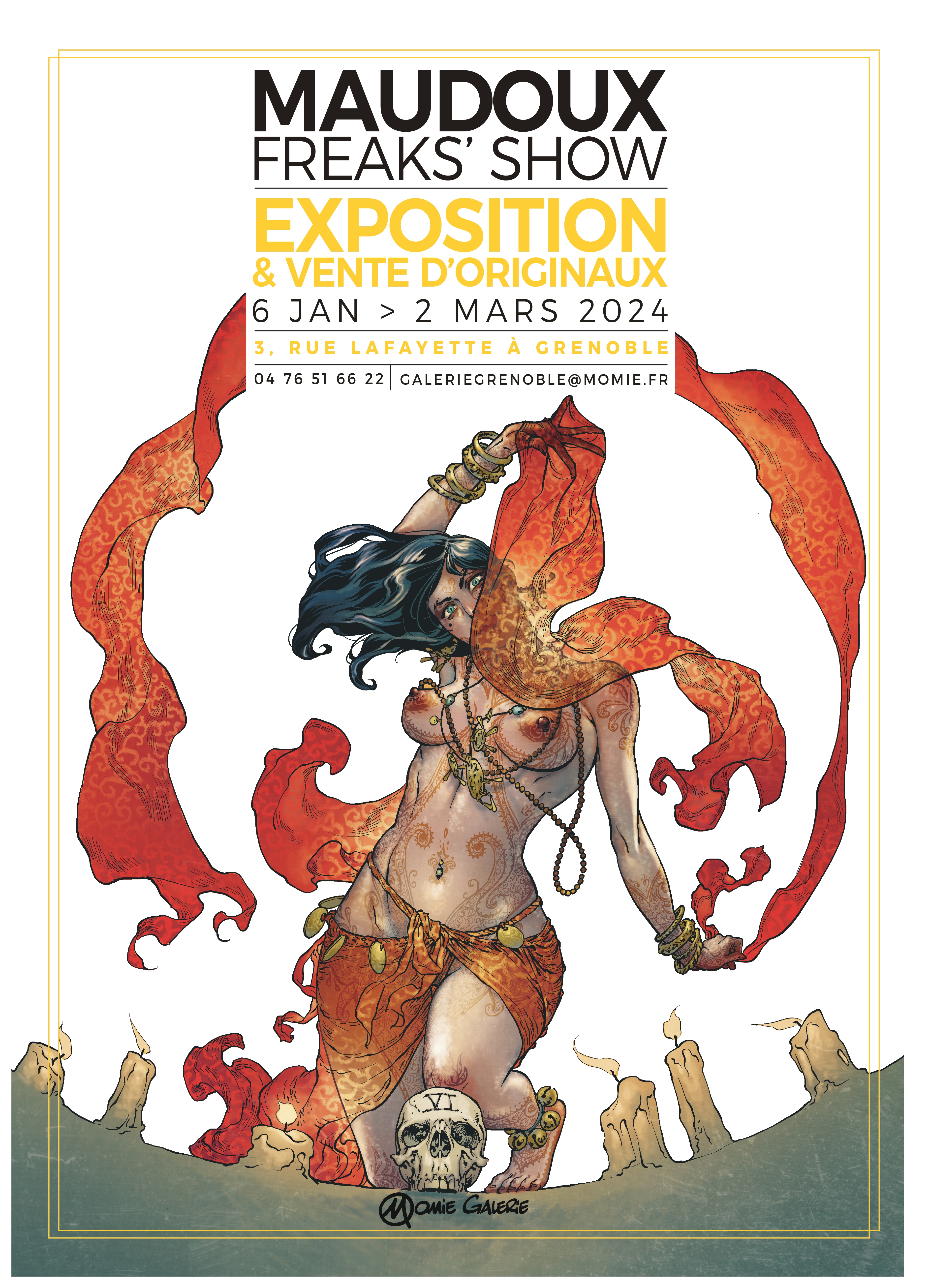 Exceptionnel : Florent Maudoux expose à la La galerie Momie (Grenoble)