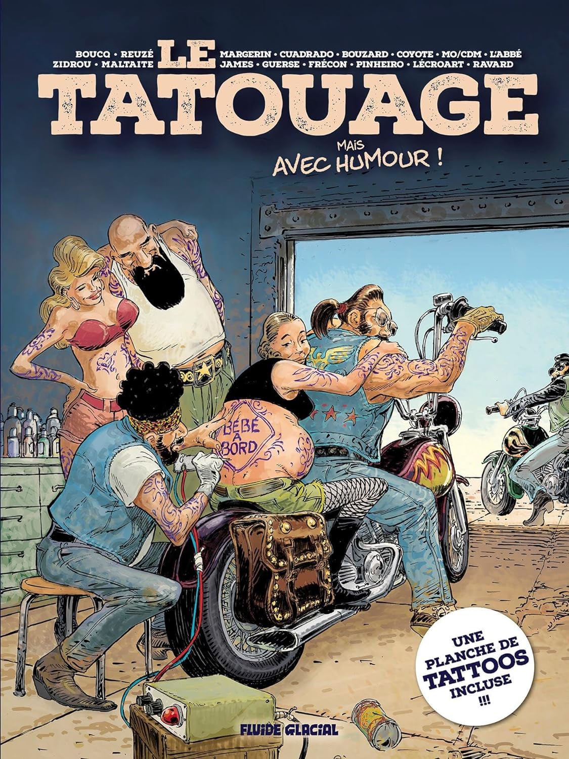 Le tatouage sujet du nouveau hors-série Fluide Glacial