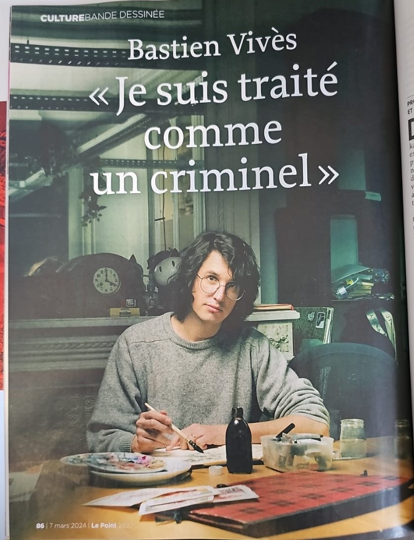 « Bastien Vivès sort du silence »
