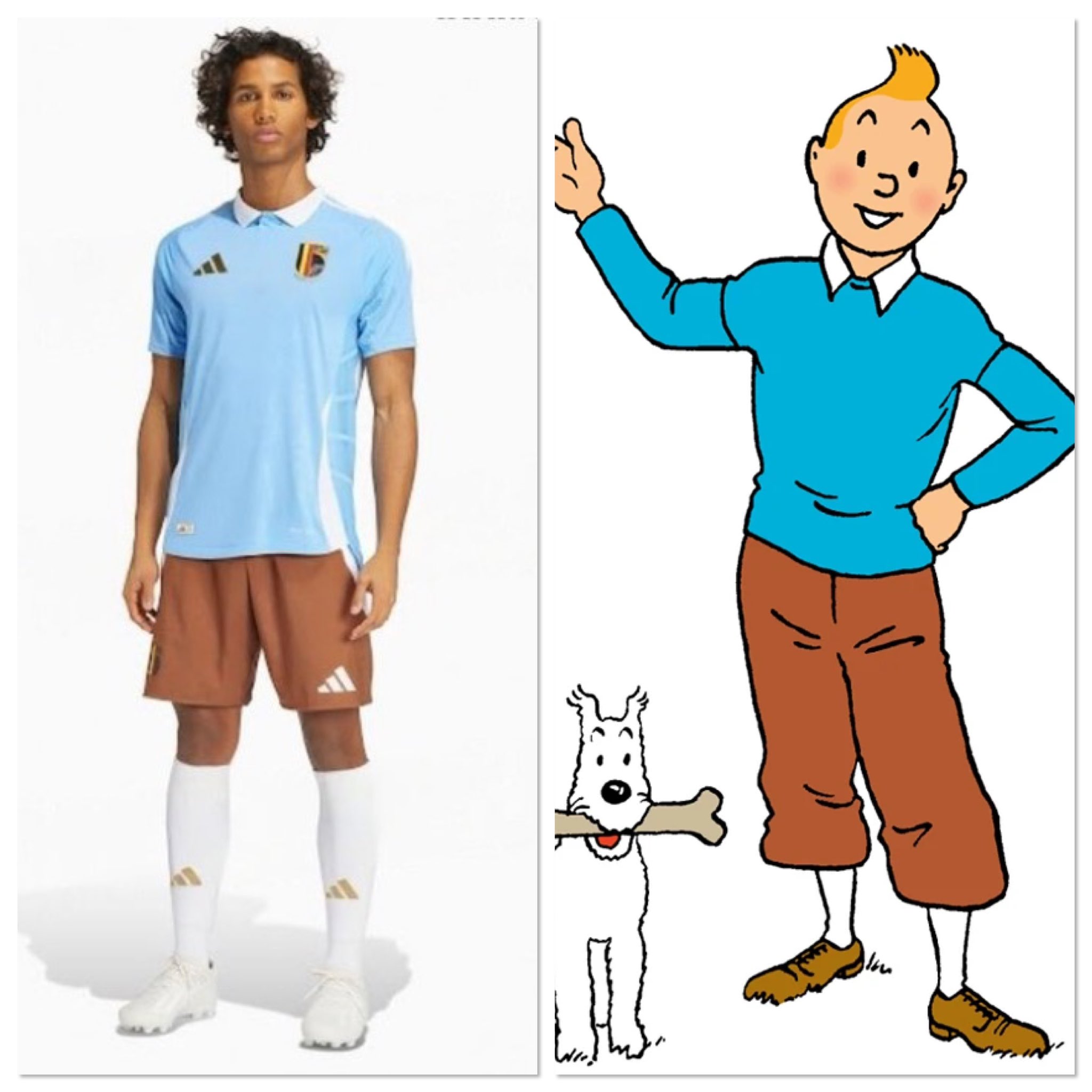 Une équipe de Tintin sur le gazon !