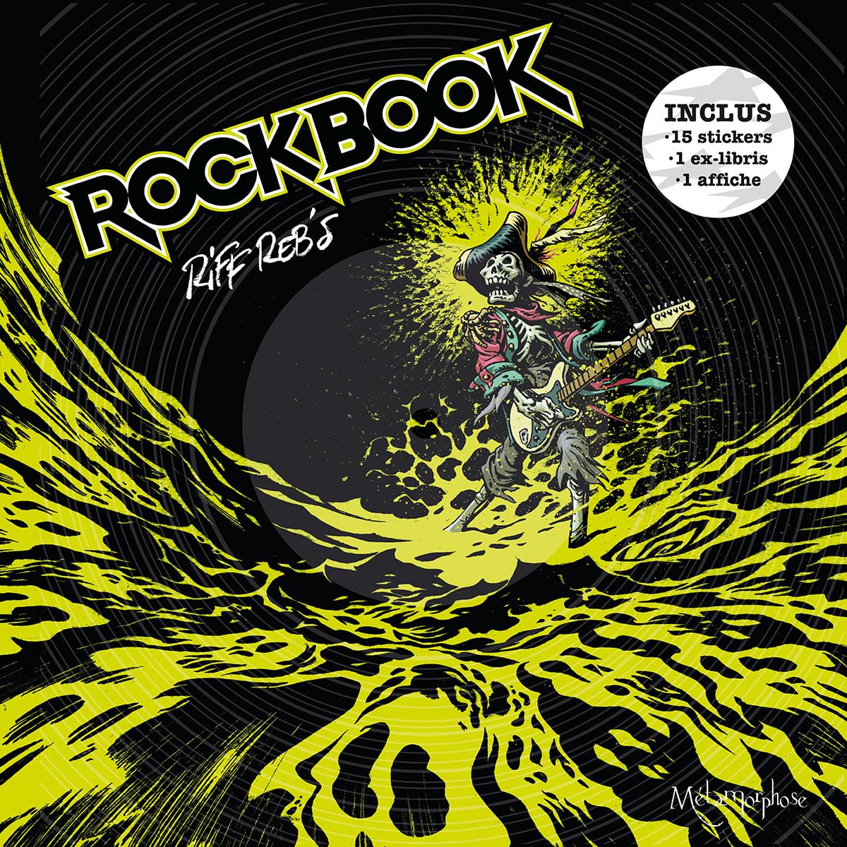 Exposition Riff Reb's à la maison de la BD de Blois à l'occasion de la publication de RockBook (Oxymore)