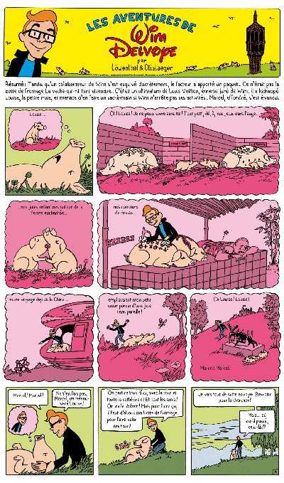 "Les Aventures de Wim Delvoye" en bande dessinée