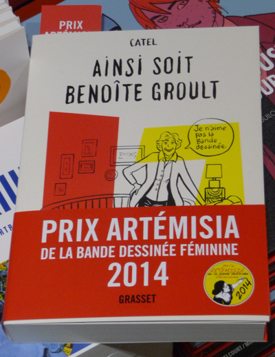 Chantal Montellier remet le Prix Artémisia à Catel