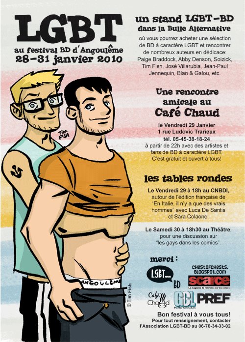 LGBT BD à Angoulême 2010 : une rencontre, des tables rondes… et un stand !