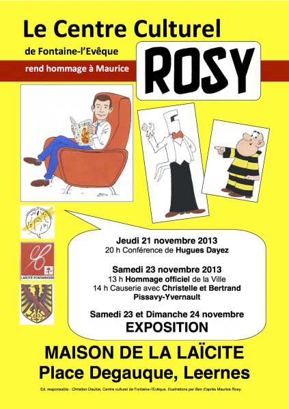 Hommage à Maurice Rosy à Fontaine-L'Evêque