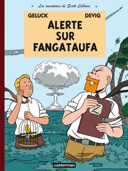 "Les aventures de Scott Leblanc", ou la première BD de "Geluck sans son Chat", prépubliée dans "le Soir" !