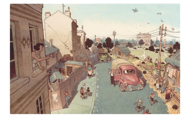 Des Lilas à Belleville - Par Eddy Mitchell & Ralph Meyer - Dargaud