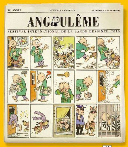Angoulême 2015 : Stéphane Beaujean explique comment Bill Watterson a conçu l'affiche du Festival