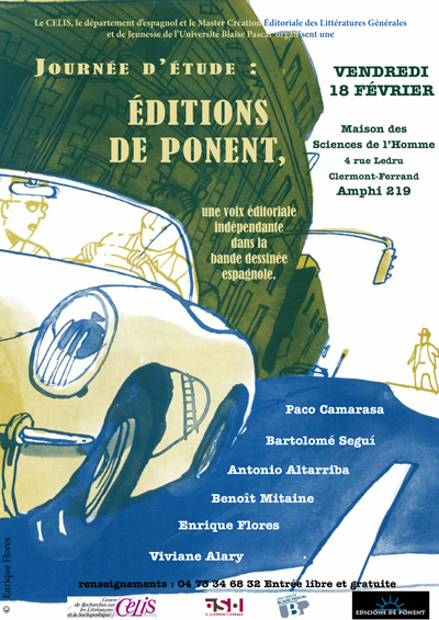 Une journée d'études consacrée à la maison d'édition espagnole De Ponent
