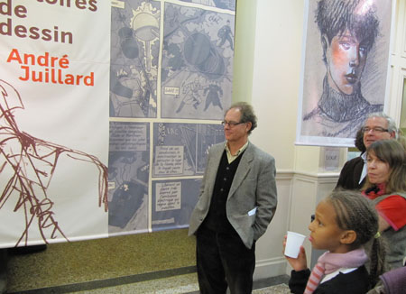 Juillard expose à l'école Estienne, à Paris