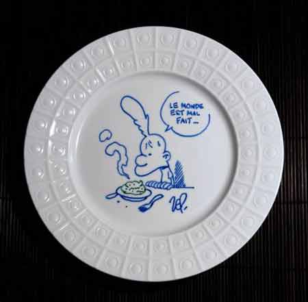 Assiettes BD contre la faim