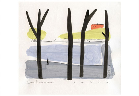 "West Coast" de Dominique Corbasson et François Avril à la Galerie Petits Papiers (Bruxelles)