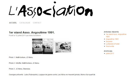 L'Association enfin sur le Net... avec un blog !