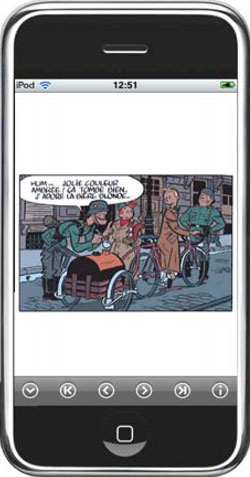 Spirou entre dans l'iPhone