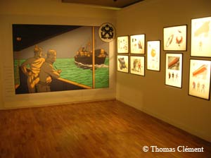 La boite à dessins d'André Juillard à Cherbourg