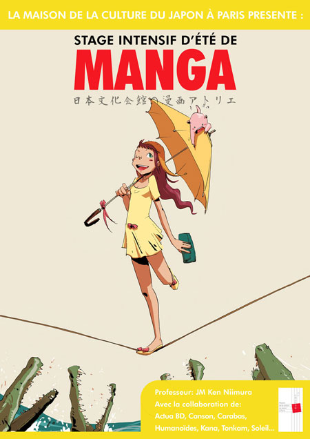 Stage de manga à la Maison de la Culture du Japon 