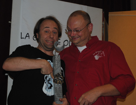 Alain Mauricet, Prix de la ville d'Andenne qui rend également hommage à André Geerts 