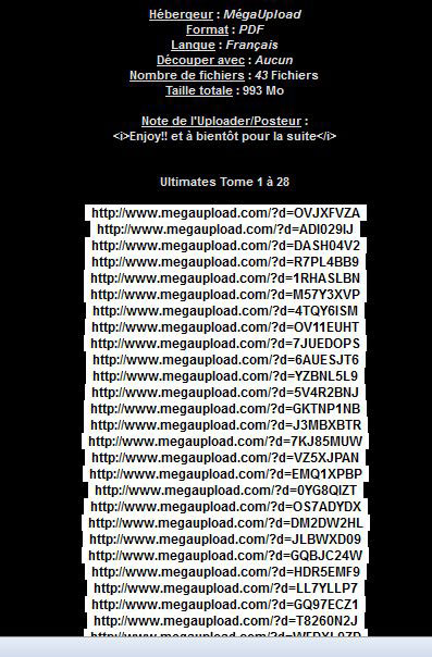 La fermeture de Megaupload est une bonne nouvelle pour les auteurs et les éditeurs de BD