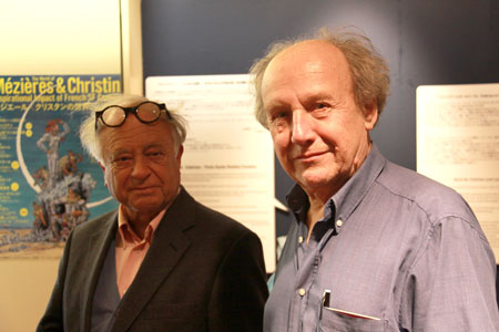 Jean-Claude Mézières et Pierre Christin ce jeudi au Comicon