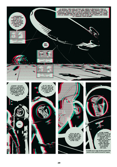 Tintin et Neil Armstrong grillés par des aliens