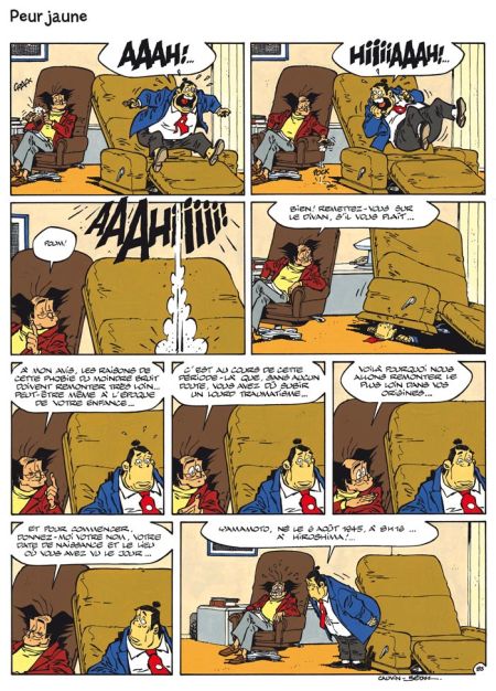 Les Psy : Bonjour l'angoisse - Par Bédu & Cauvin - Ed. Dupuis