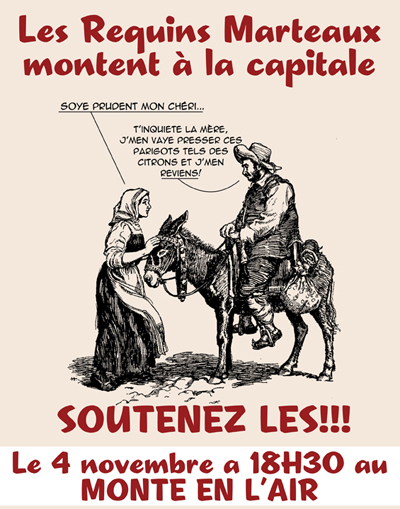 Les Requins Marteaux montent à la capitale