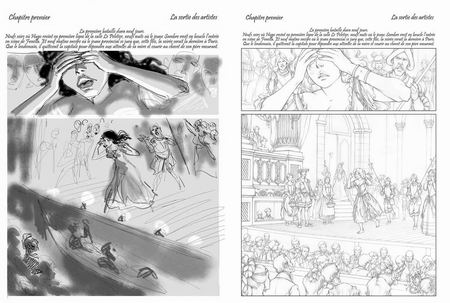 Prépublication du tome 2 de la Guerre des Sambre, avec les esquisses d'Yslaire