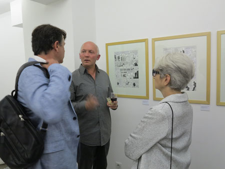 Stanislas expose chez Champaka Paris