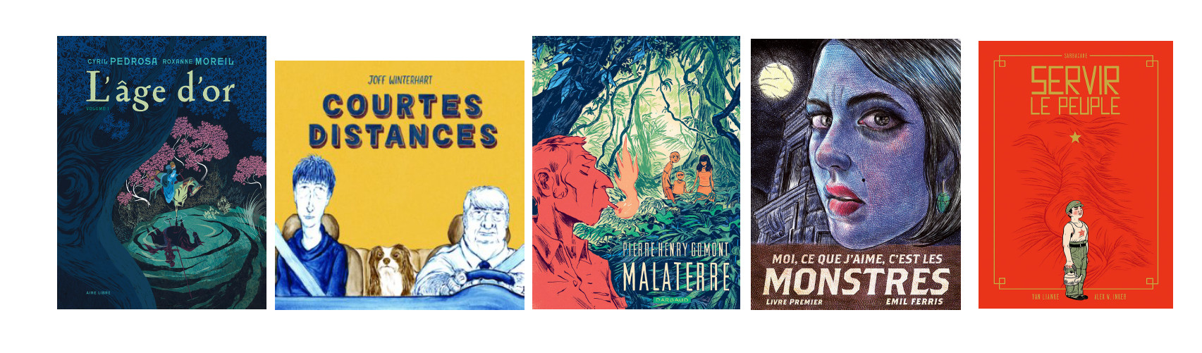 Grand Prix de la Critique ACBD 2019 - Les 5 finalistes