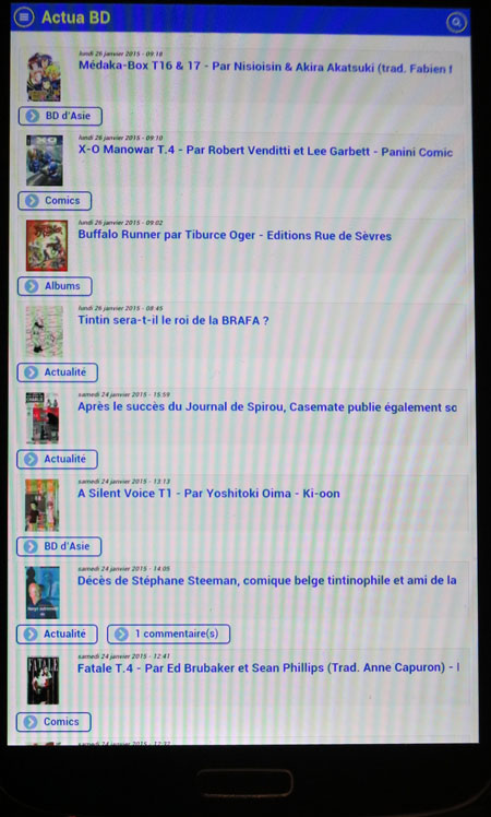 Téléchargez ActuaBD.com sur Androïd 
