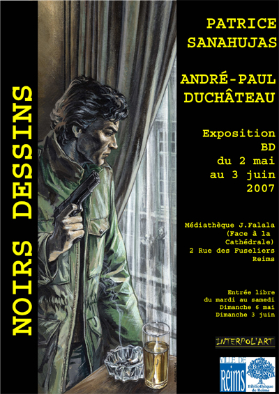 Noirs dessins, une expo sur Sanahujas et Duchâteau