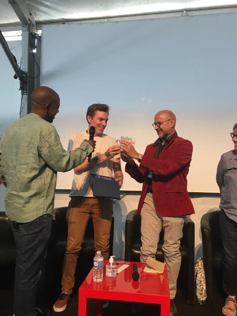 Alex W. Inker remporte le Prix Bulles d'Humanité à la Fête de l'Humanité 